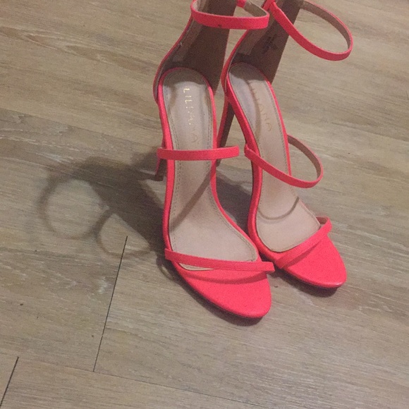 Liliana Shoes - 🔥🔥 Neon pink strappy sandal heels